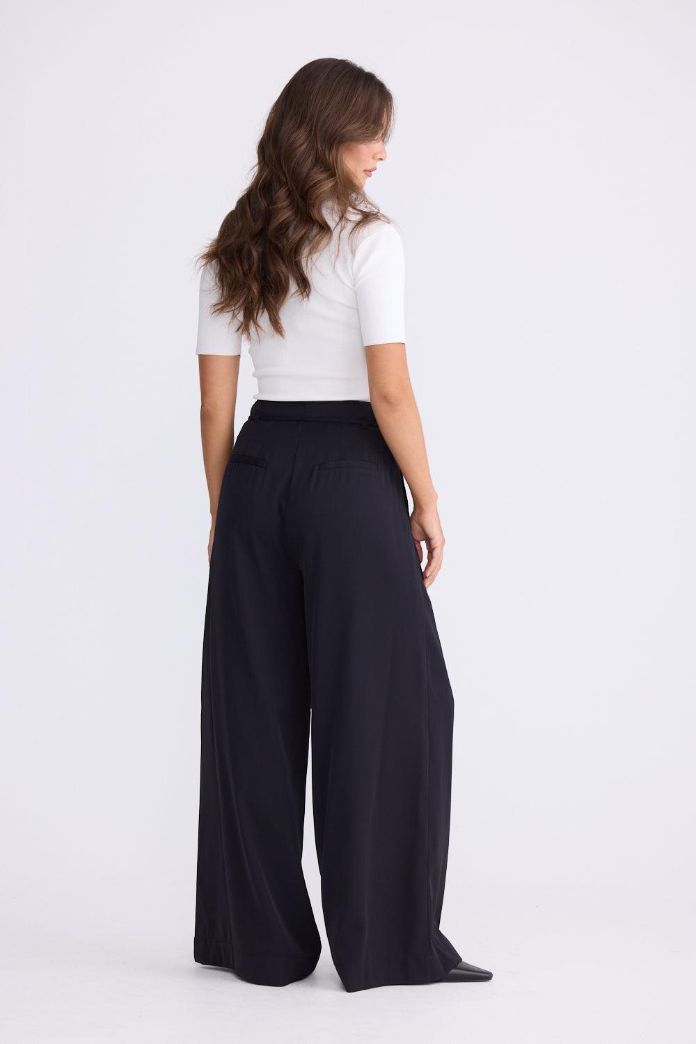 Kensington Pant - Black-Pants-Brave & True-The Bay Room