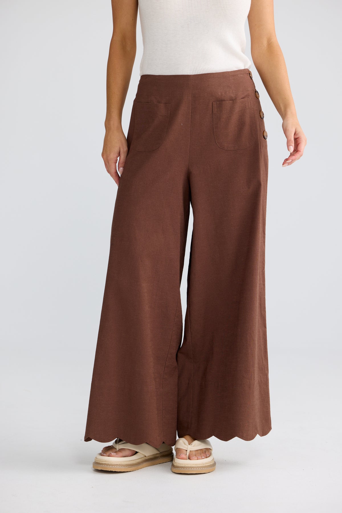 Kenzie Pant - Coffee-Pants-Brave & True-The Bay Room