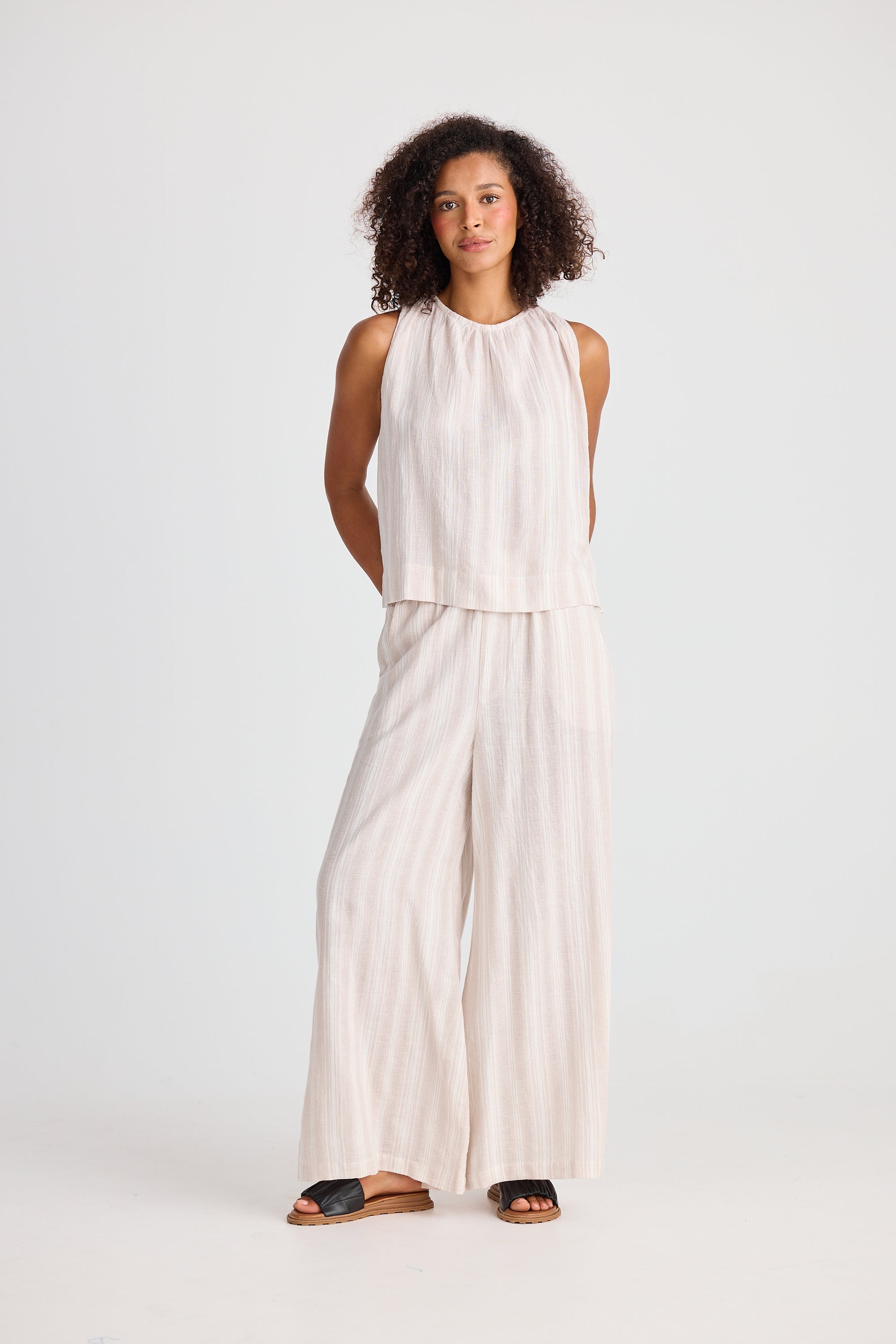Keo Top - Tuscan Stripe-Tops-The Shanty Corporation-The Bay Room