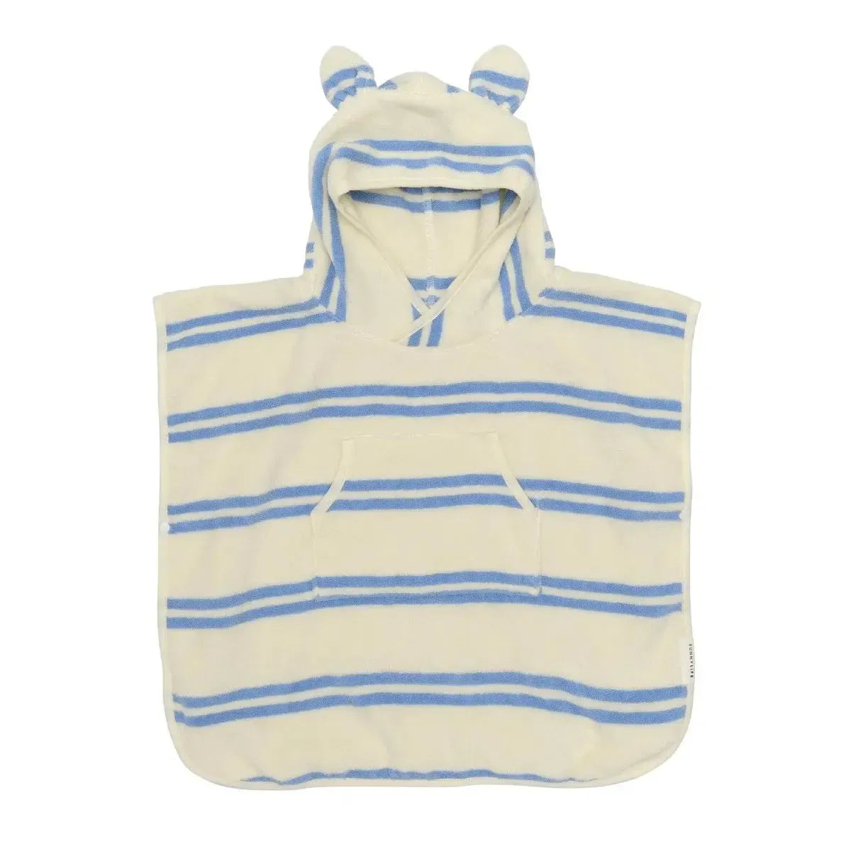Kids Character Hooded Towel Sammy the Seagull Blue Stripe-Travel & Outdoors-Sunny Life-The Bay Room