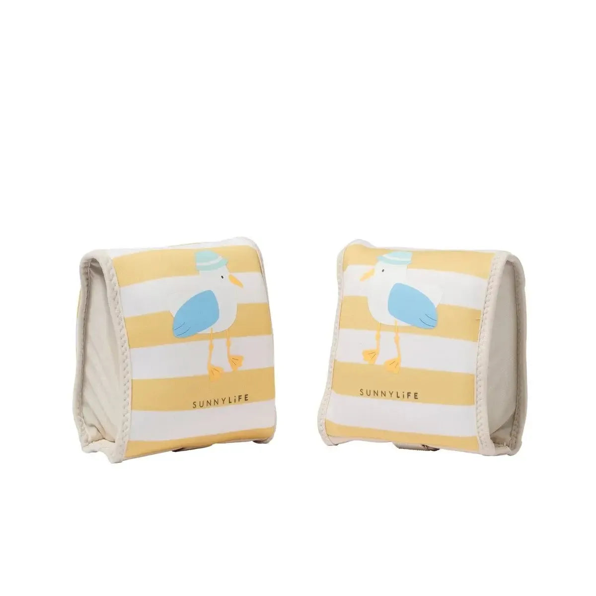 Kids Floaties Sammy the Seagull Mustard Stripe-Travel & Outdoors-Sunny Life-The Bay Room