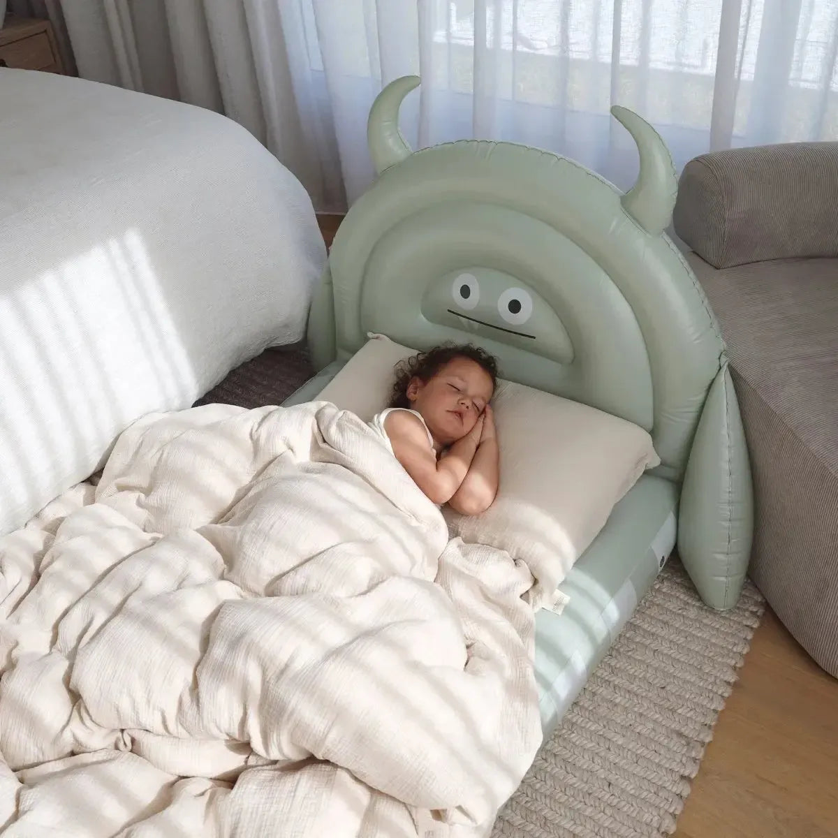 Kids Sleepover Bed Monster Sage-Travel & Outdoors-Sunny Life-The Bay Room