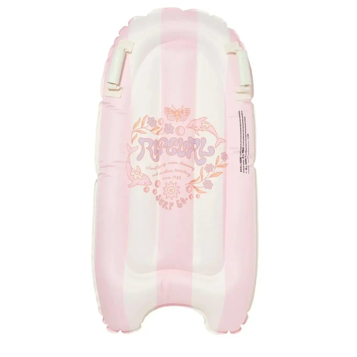 Kids Surf Mat Dolphin Surf Co Pink Stripe-Travel & Outdoors-Sunny Life-The Bay Room