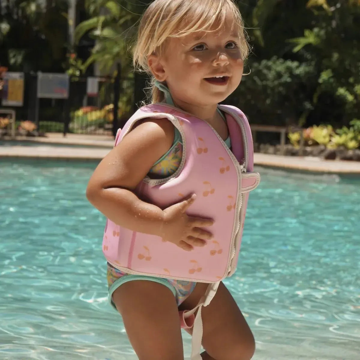 Kids Swim Vest Cotton Candy Cherry-Travel & Outdoors-Sunny Life-The Bay Room
