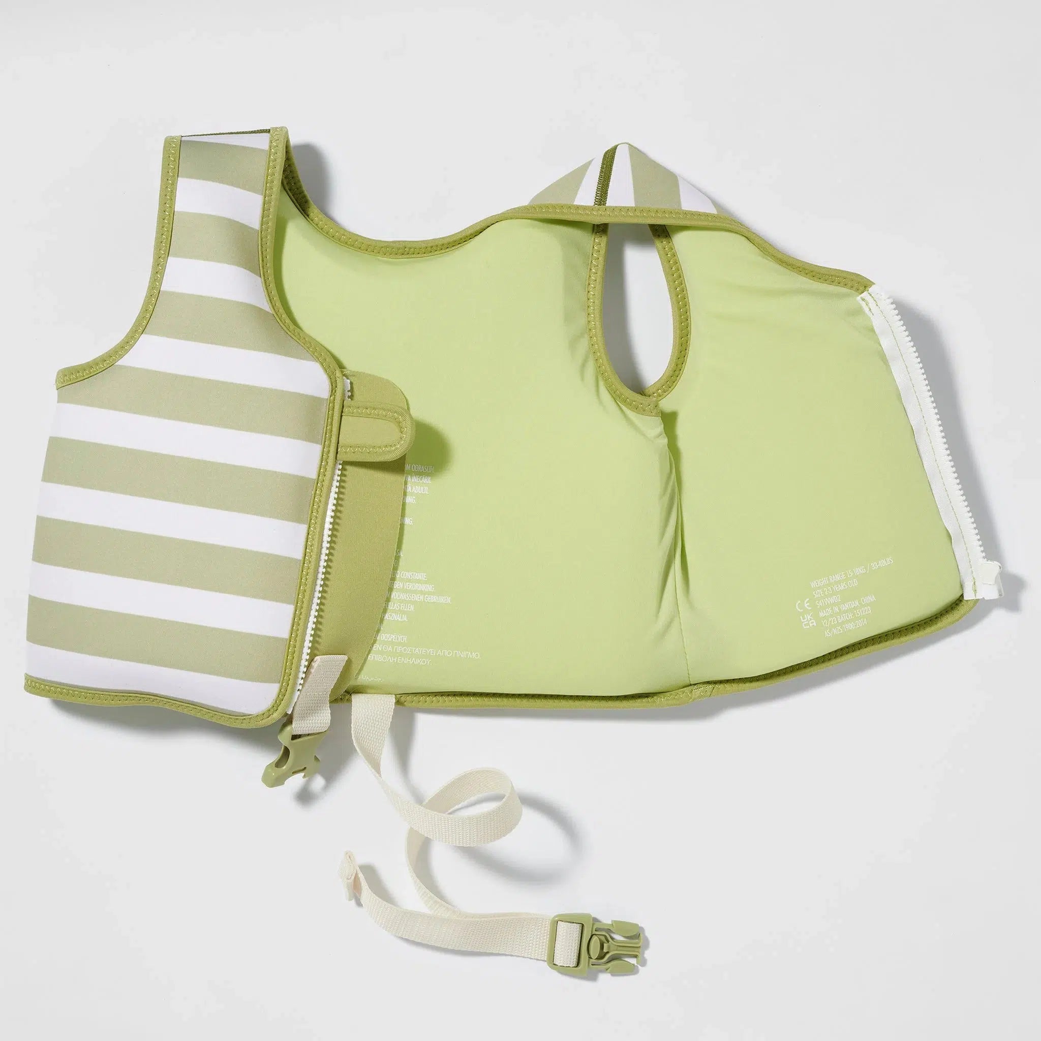 Kids Swim Vest Into the Wild Khaki-Travel & Outdoors-Sunny Life-The Bay Room