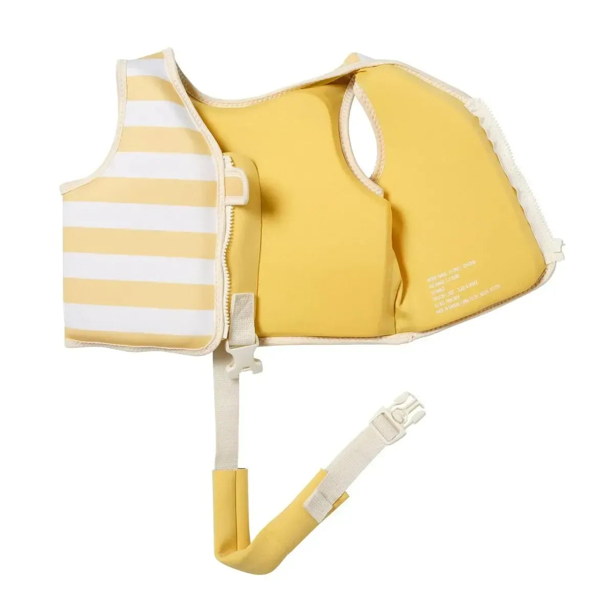 Kids Swim Vest Sammy the Seagull Mustard Stripe-Travel & Outdoors-Sunny Life-The Bay Room