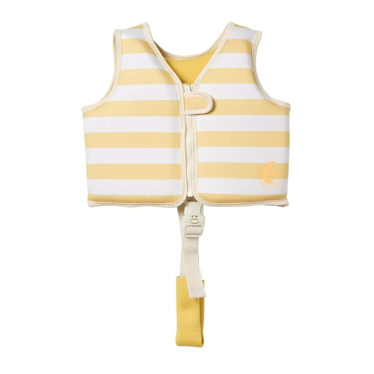 Kids Swim Vest Sammy the Seagull Mustard Stripe-Travel & Outdoors-Sunny Life-The Bay Room