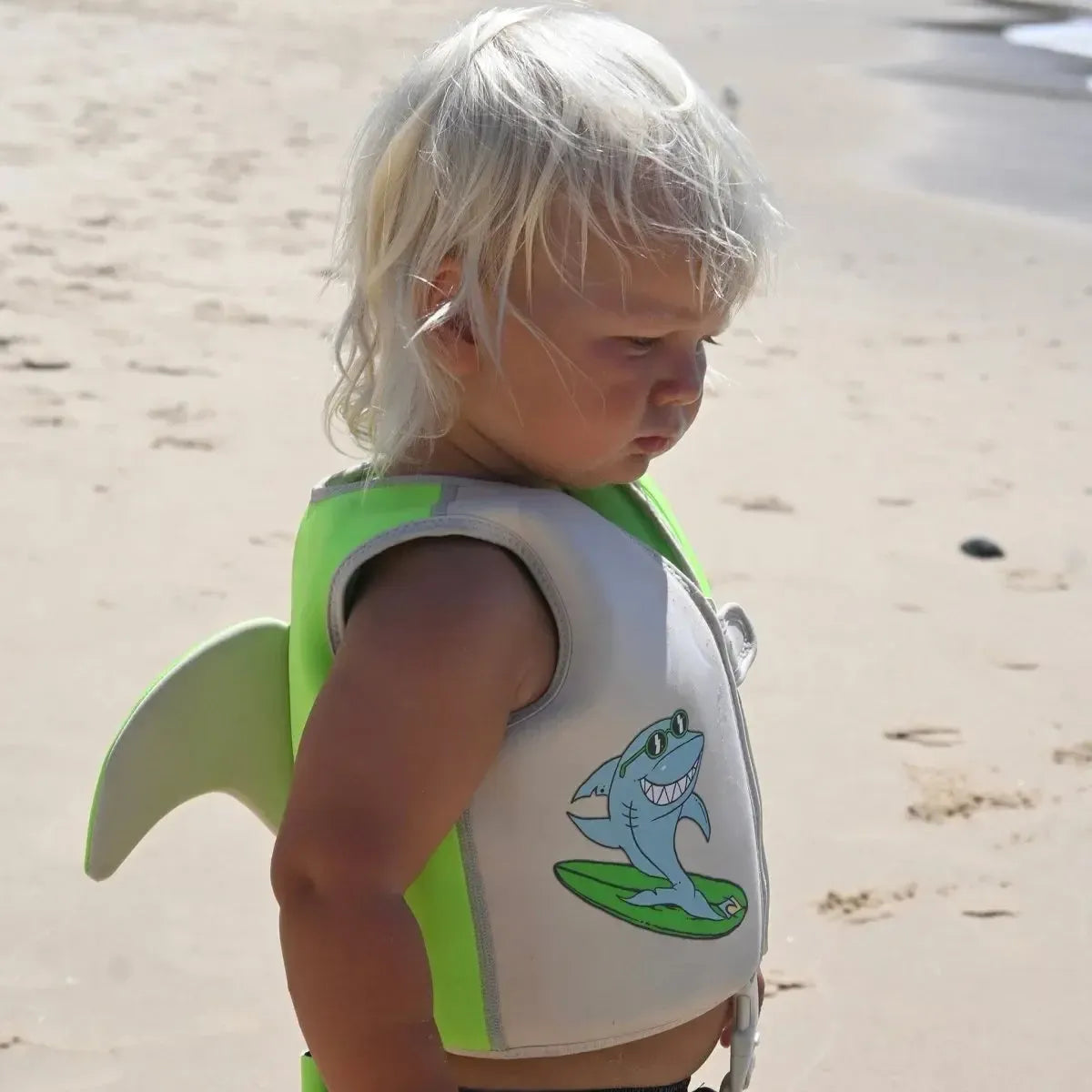 Kids Swim Vest Shred Shark-Travel & Outdoors-Sunny Life-The Bay Room