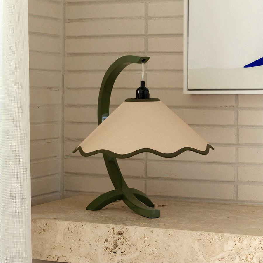 Kira Table Lamp - Sage / Pearl-Lighting-Paola & Joy-The Bay Room