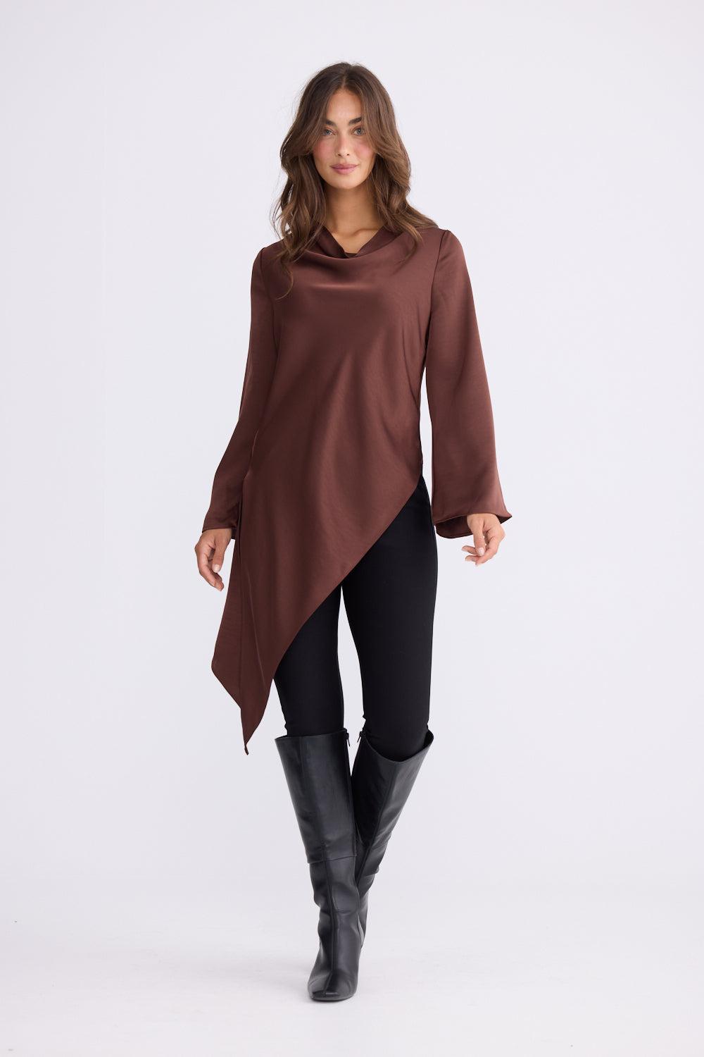 Kirsten Top - Chocolate-Tops-Brave & True-The Bay Room