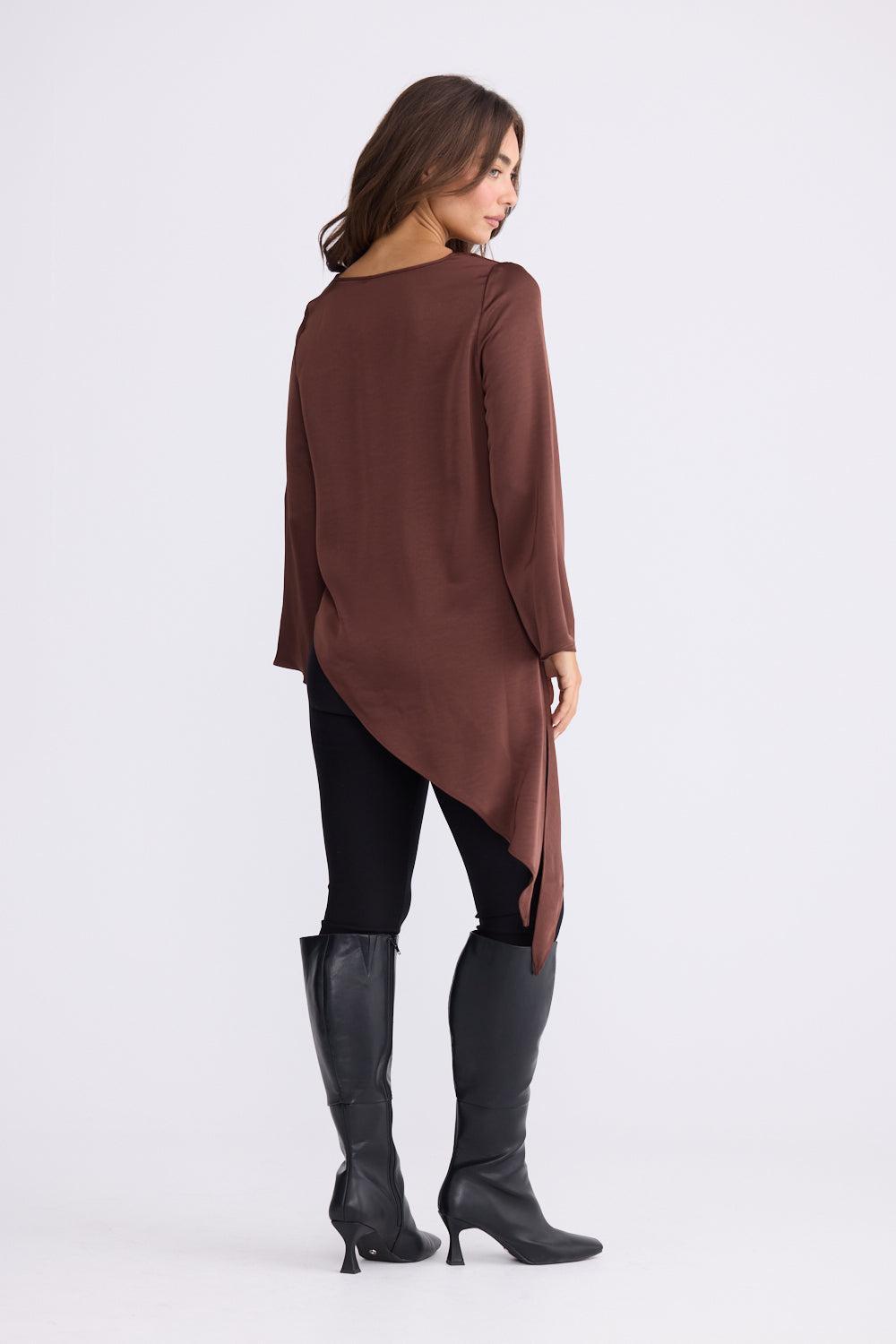 Kirsten Top - Chocolate-Tops-Brave & True-The Bay Room