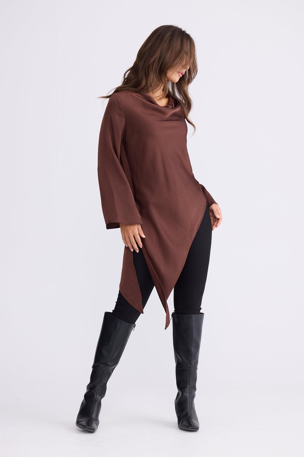 Kirsten Top - Chocolate-Tops-Brave & True-The Bay Room