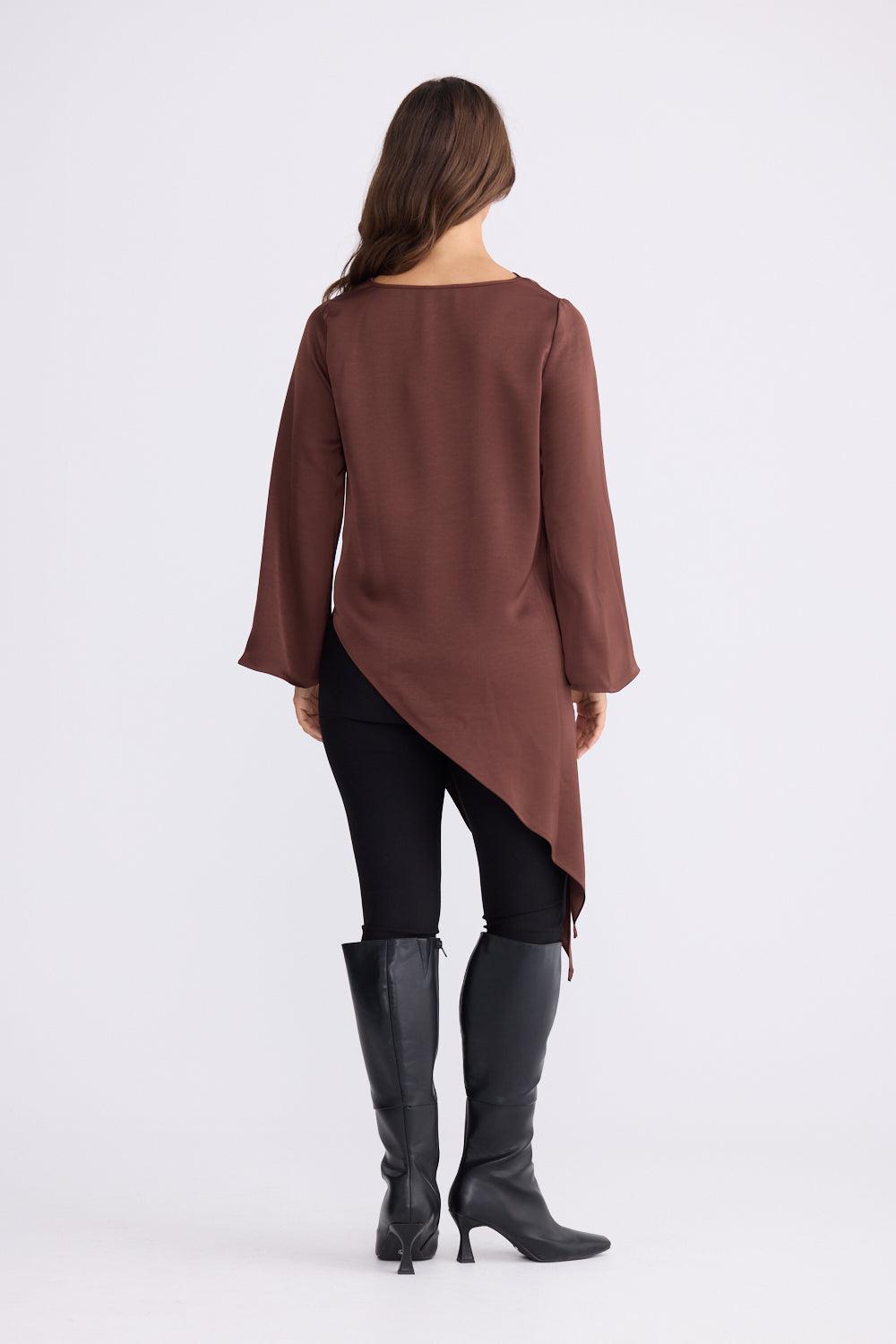 Kirsten Top - Chocolate-Tops-Brave & True-The Bay Room