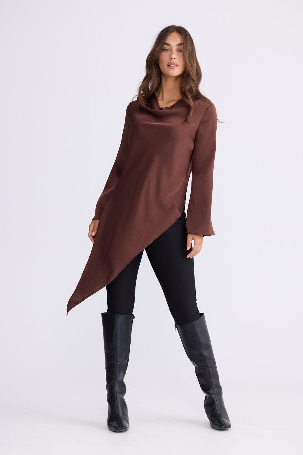 Kirsten Top - Chocolate-Tops-Brave & True-The Bay Room