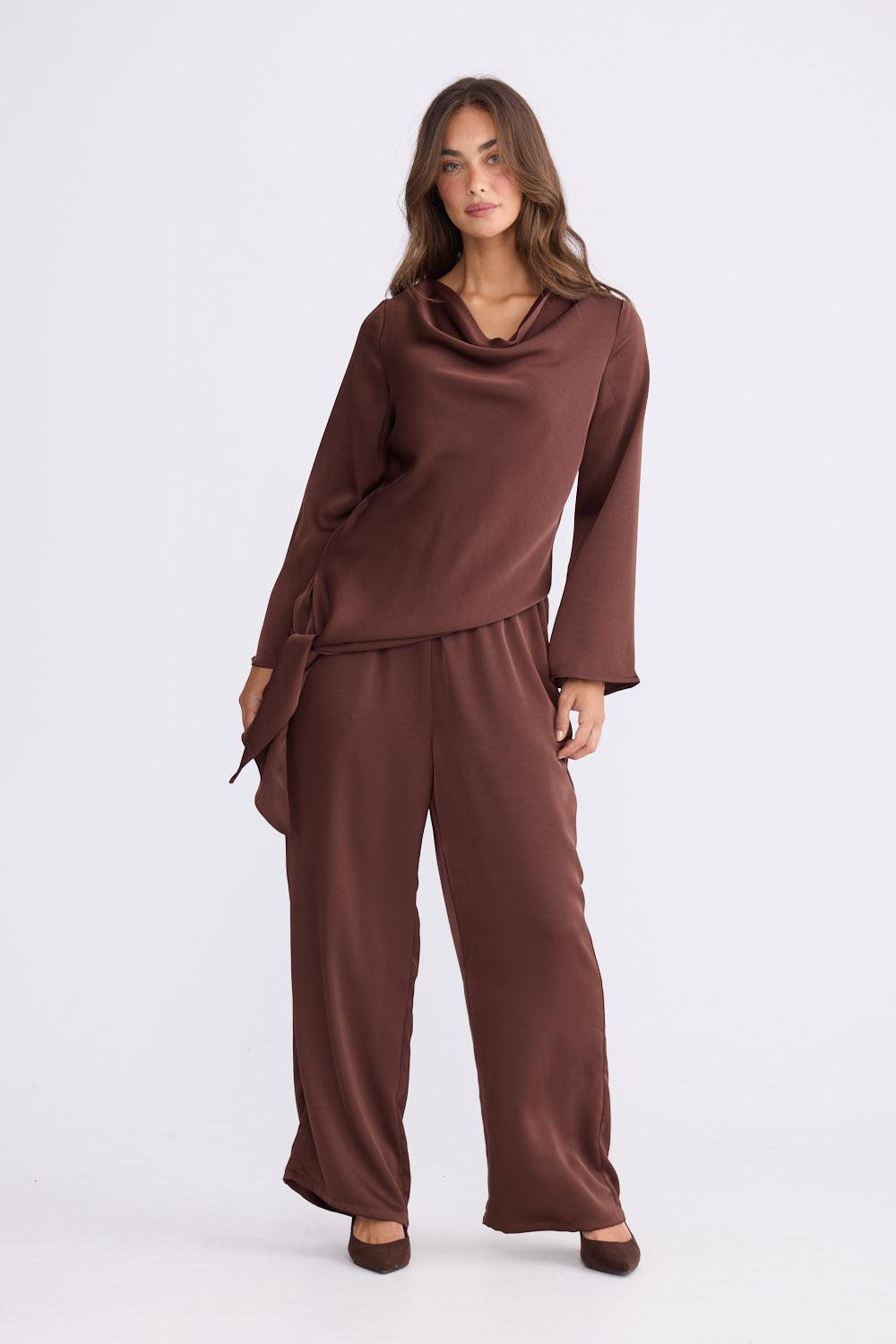 Kirsten Top - Chocolate-Tops-Brave & True-The Bay Room