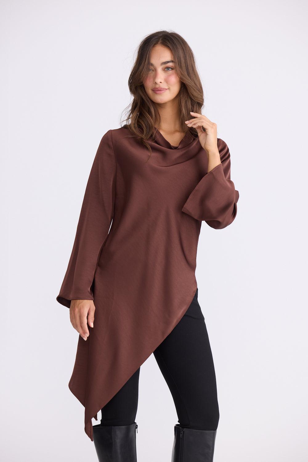 Kirsten Top - Chocolate-Tops-Brave & True-The Bay Room