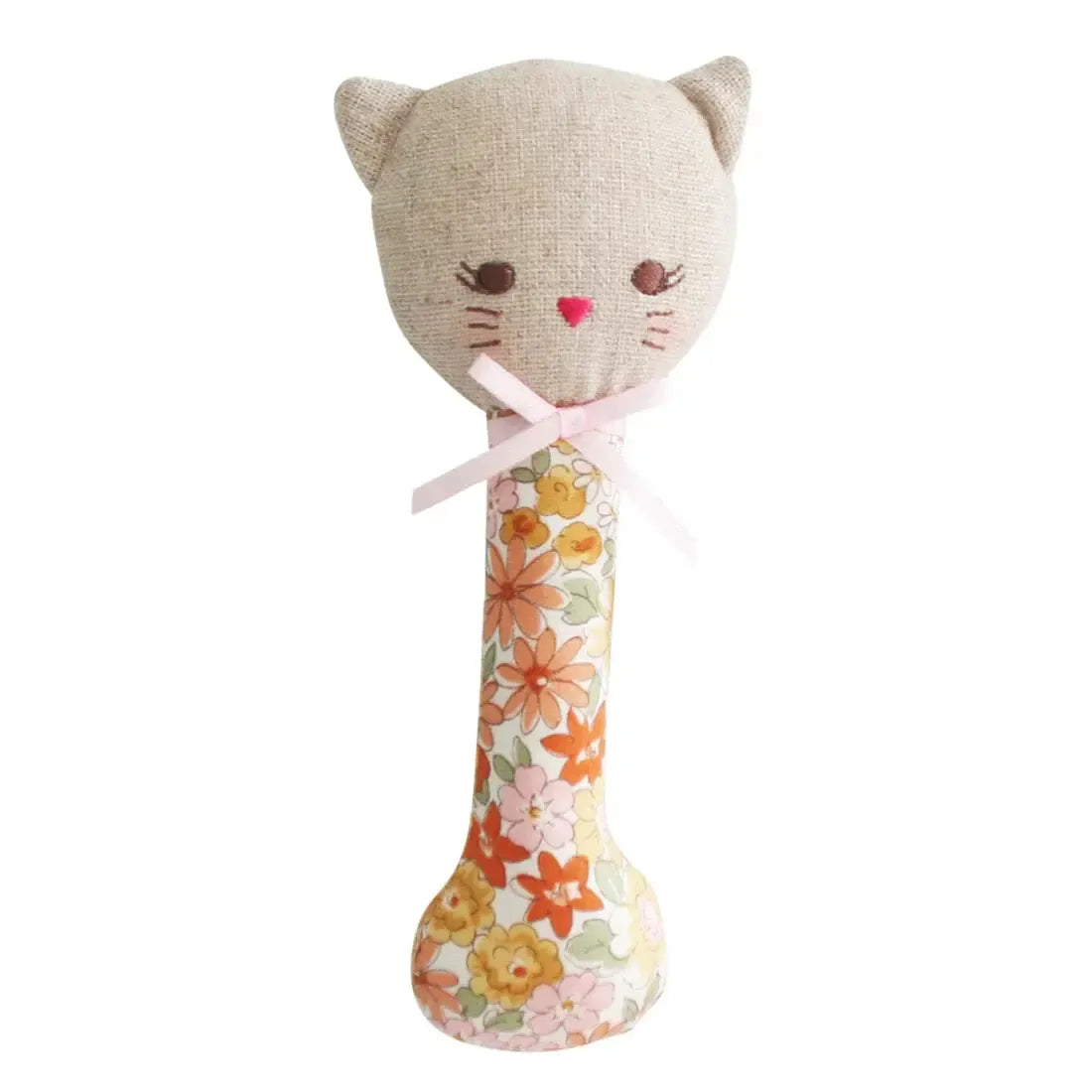 Kitty Stick Rattle - Sweet Marigold-Toys-Alimrose-The Bay Room