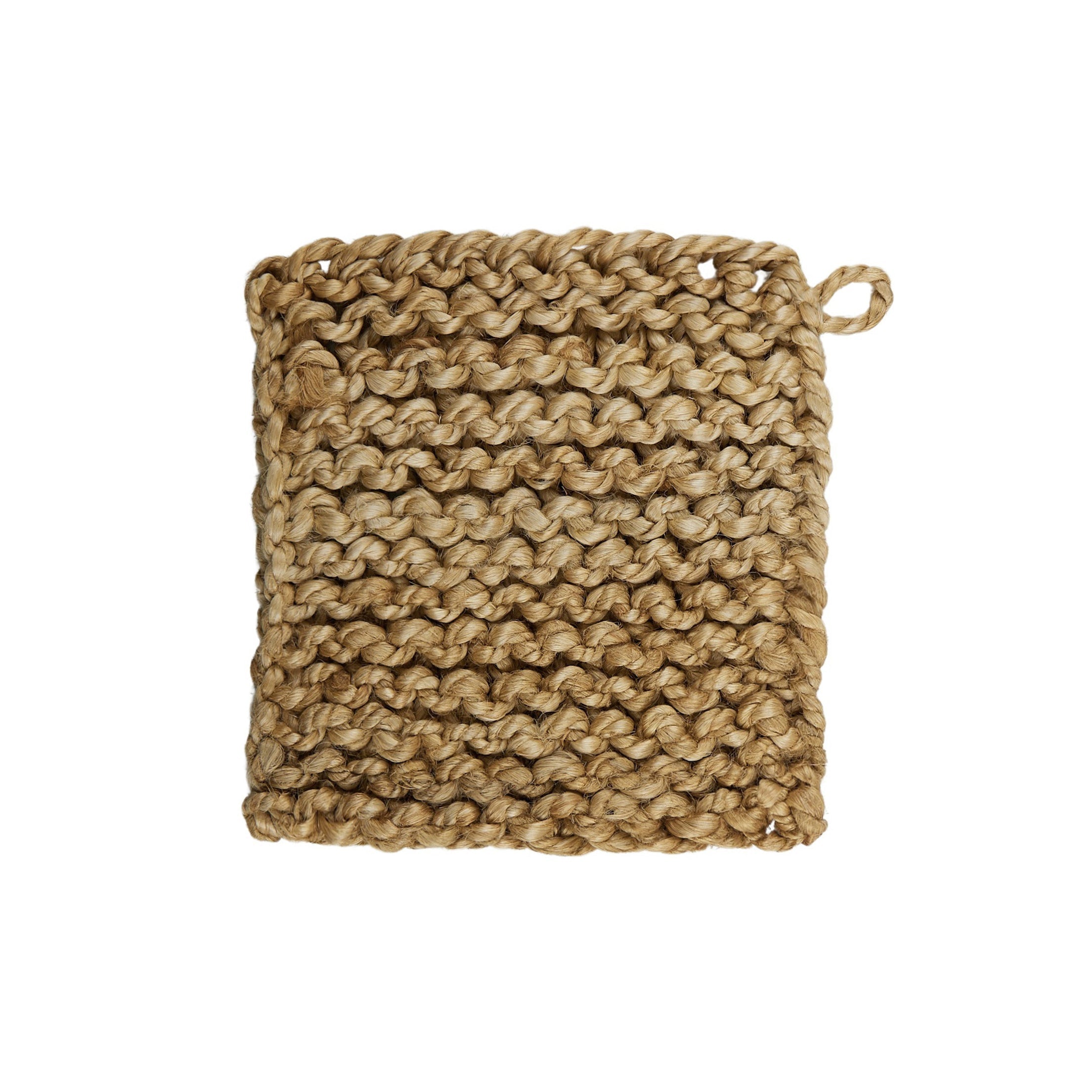 Knit Jute Trivet 20cm Natural-Kitchenware-Coast To Coast Home-The Bay Room