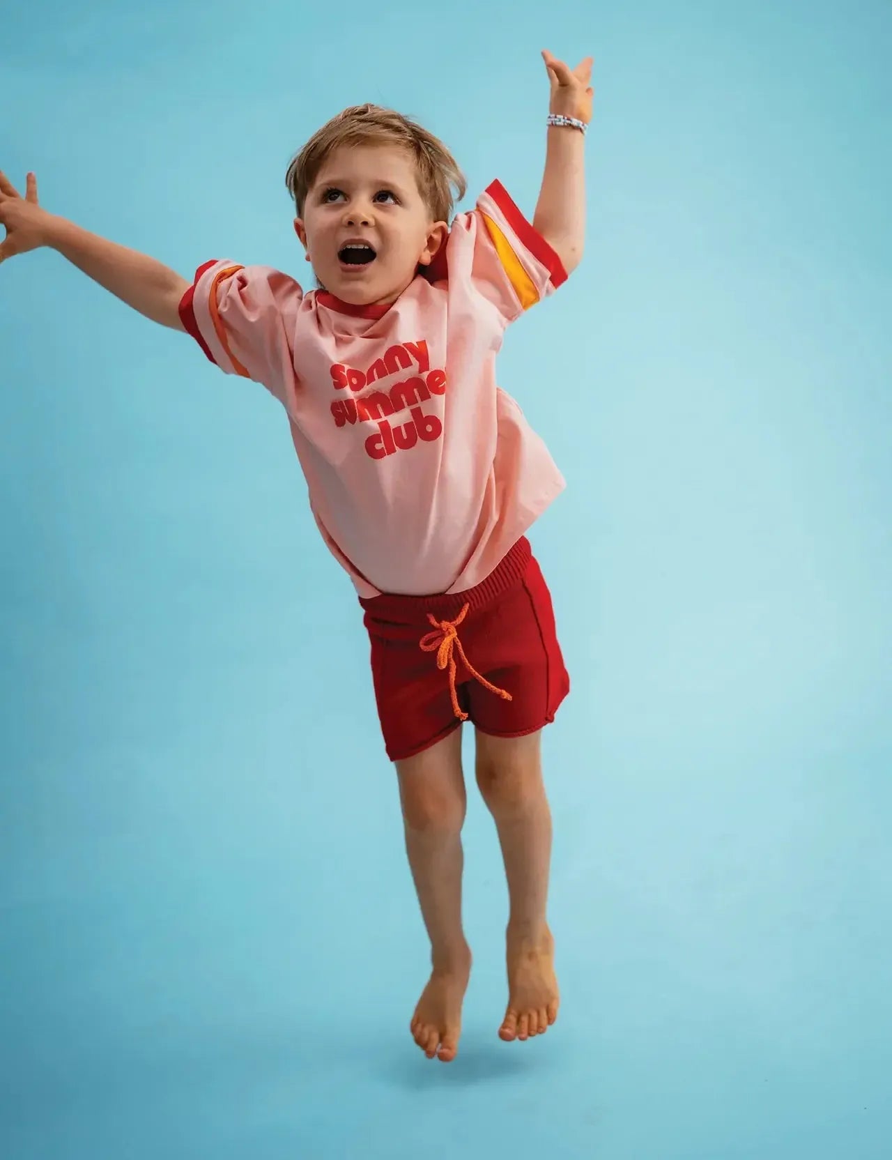 Knitted Shorties - Tomato-Clothing & Accessories-Sonny Label-The Bay Room