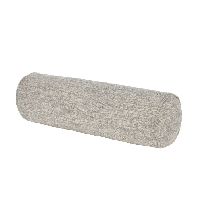 Koba Boucle Bolster Cushion 55x18cm Grey-Soft Furnishings-Amalfi-The Bay Room