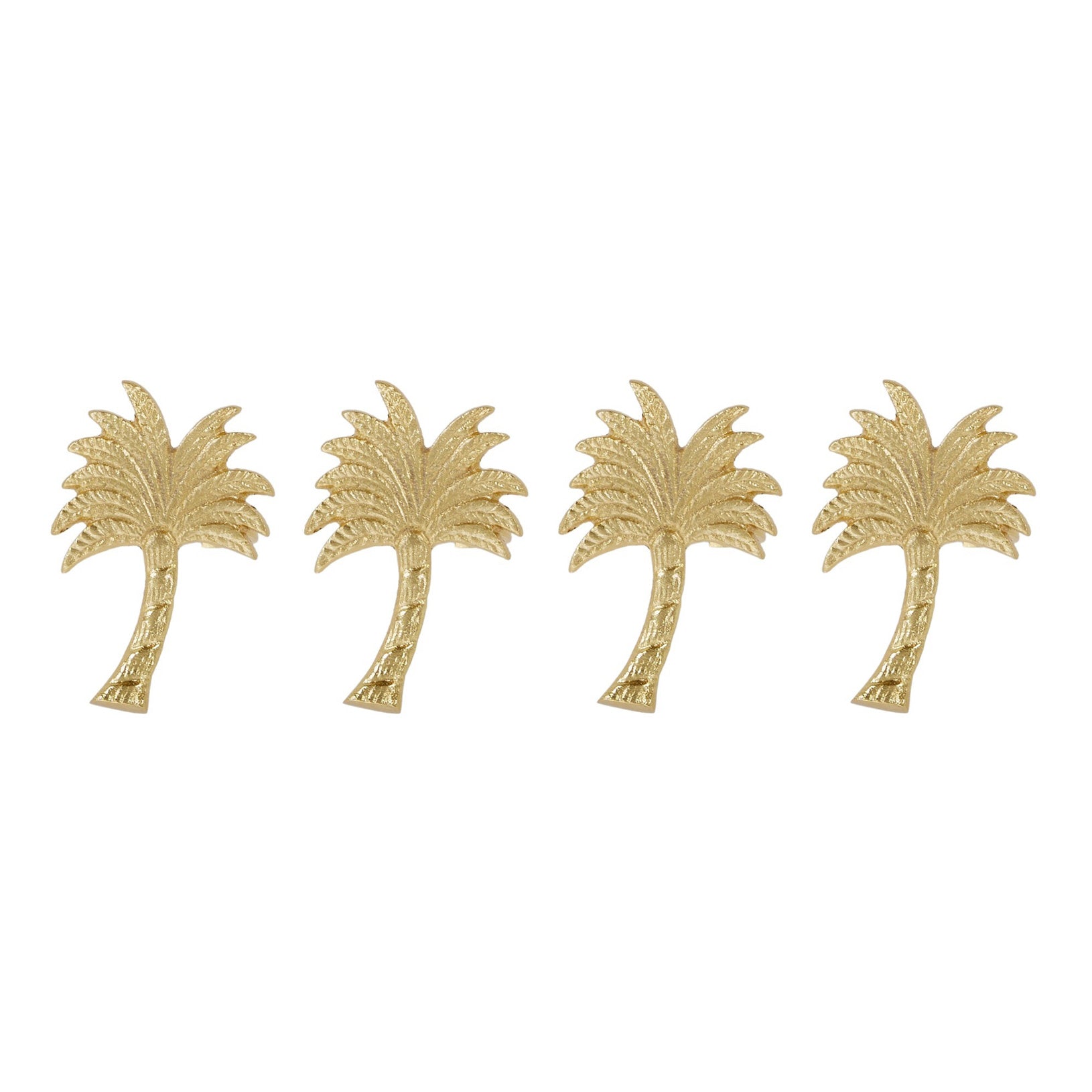 Kona Set/4 Metal Napkin Rings 7cm Gold-Dining & Entertaining-Coast To Coast Home-The Bay Room