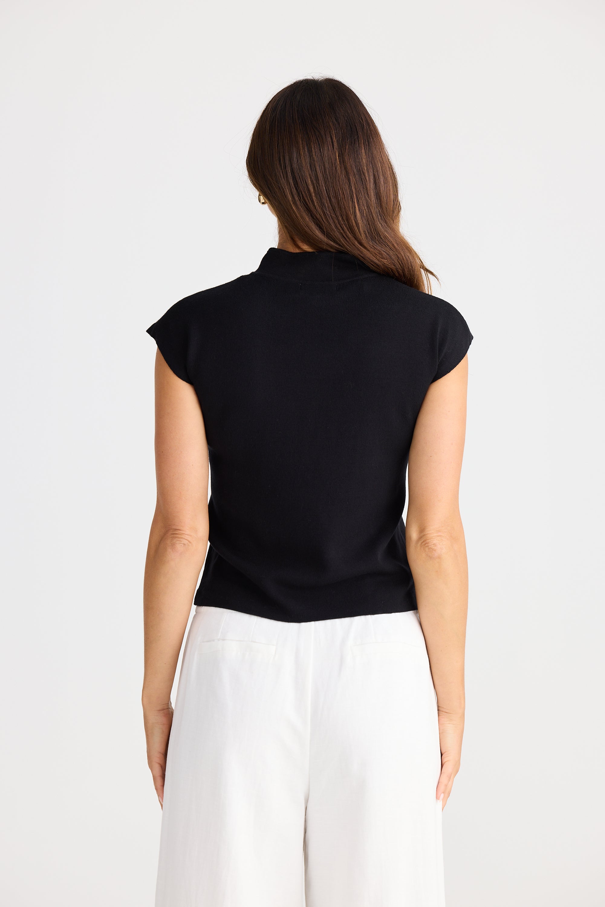 Kyoto Knit Top - Black-Tops-Brave & True-The Bay Room