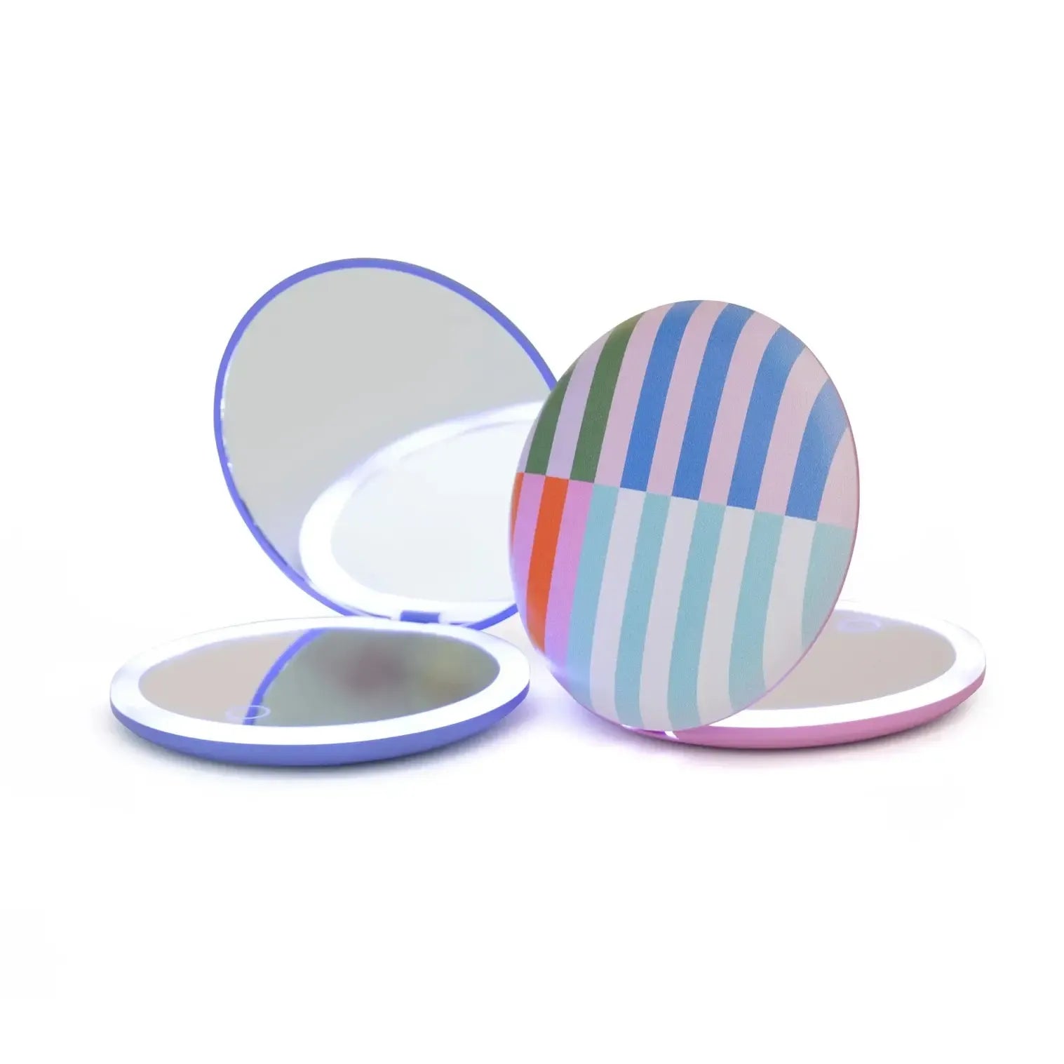 LED Pocket Mirror-Beauty & Well-Being-Kikkerland-The Bay Room