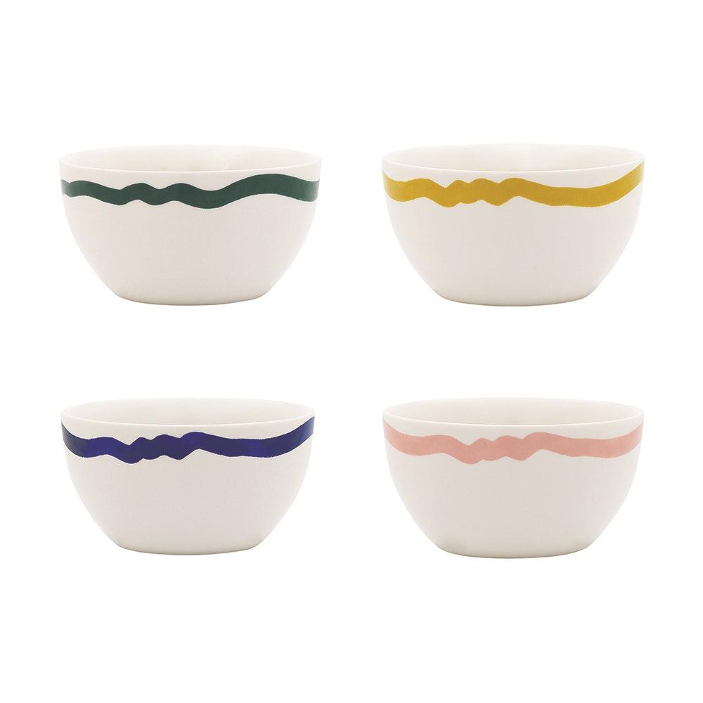 La Mer Set 4 Dip Bowls Assorted-Dining & Entertaining-Ecology-The Bay Room