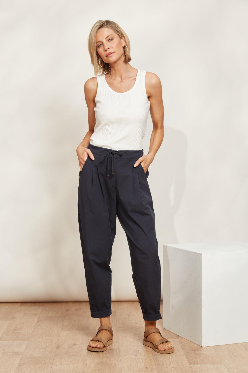 La Plage Pant - Indigo-General-Eb & Ive-The Bay Room