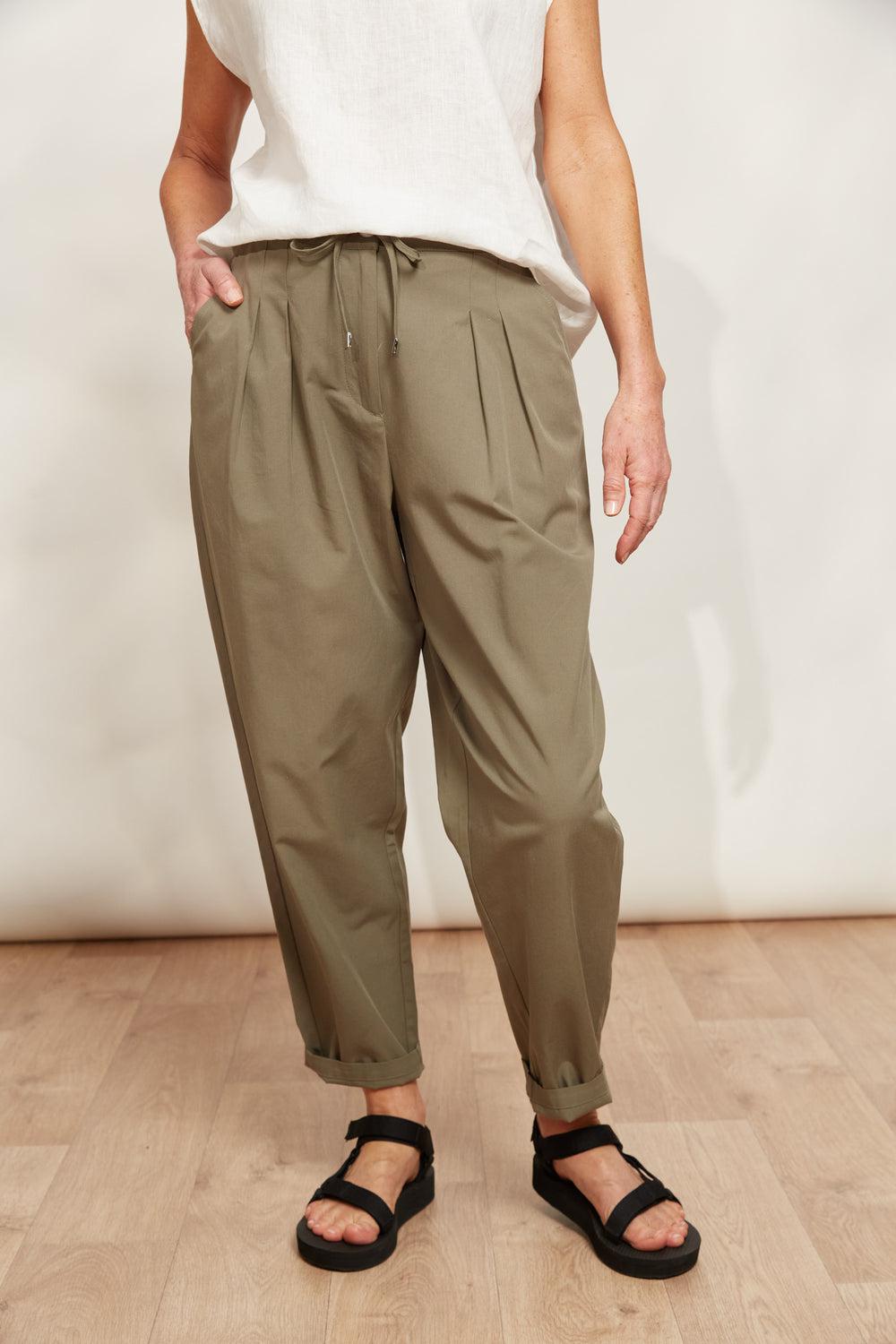 La Plage Pant - Khaki-General-Eb & Ive-The Bay Room