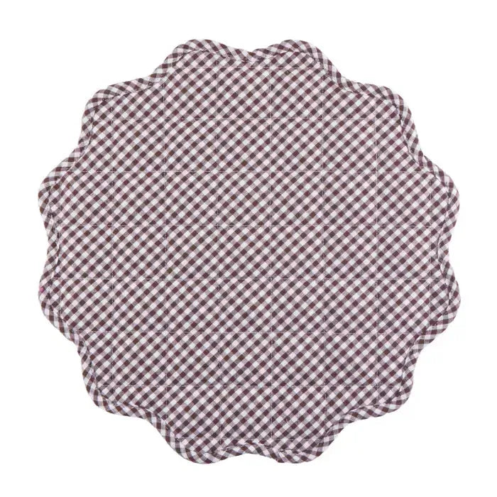 Laredo Cotton Placemat 38cm Cocoa-Dining & Entertaining-Coast To Coast Home-The Bay Room