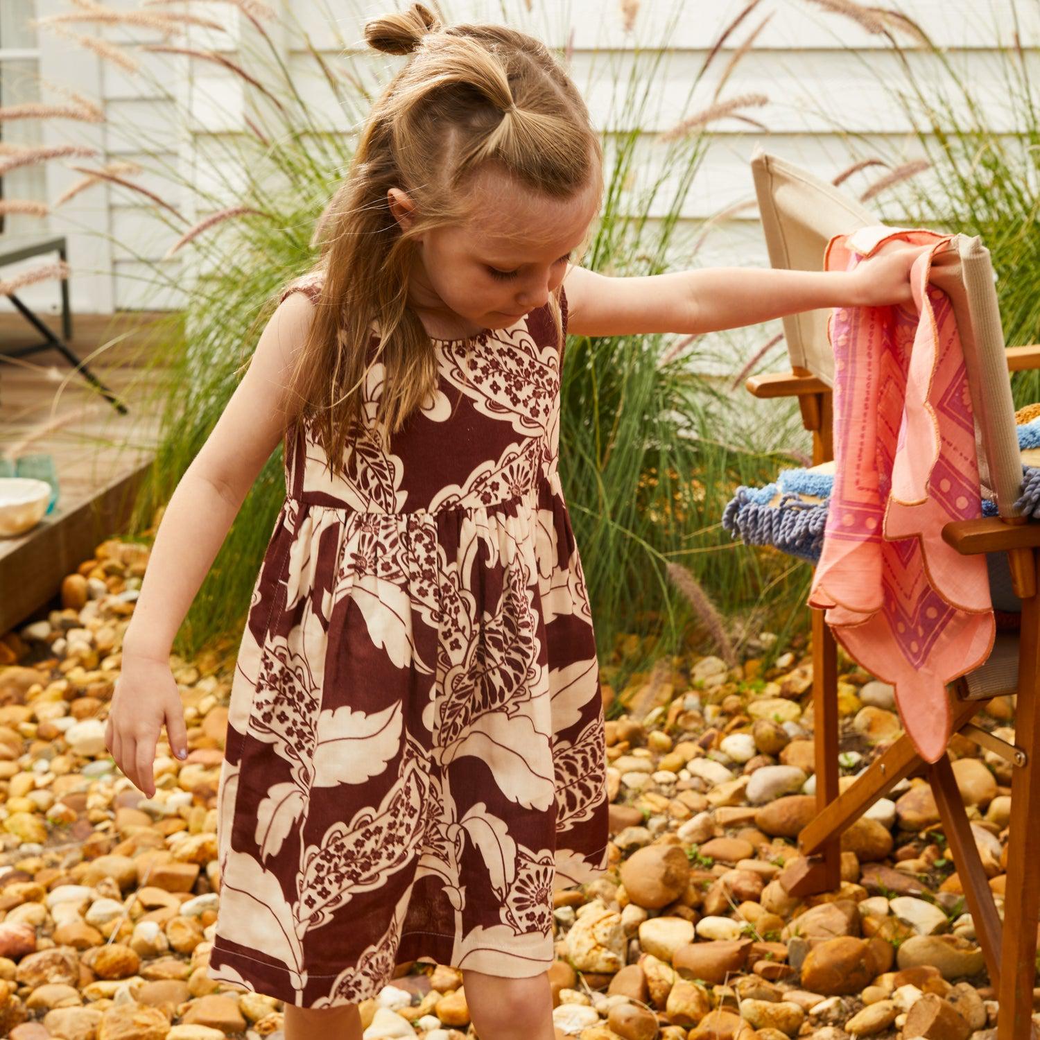 Lata Kids Dress-Clothing & Accessories-Sage & Clare-The Bay Room