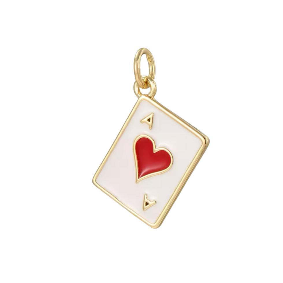 Latch & Lock Charms Gold-Jewellery-By Barny-Red Ace Card-The Bay Room