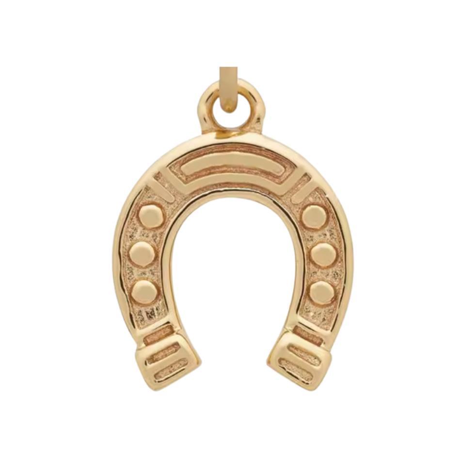 Latch & Lock Charms Gold-Jewellery-By Barny-Horseshoe-The Bay Room