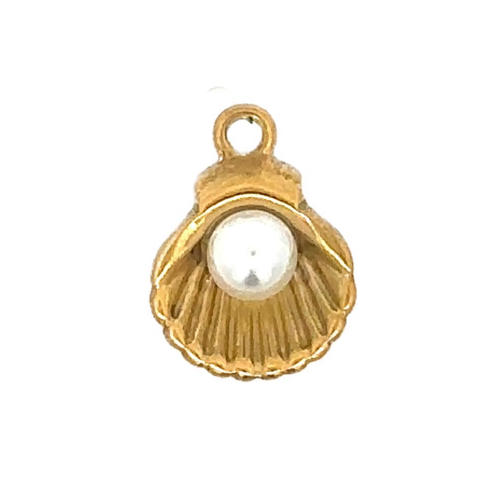 Latch & Lock Charms Gold-Jewellery-By Barny-Pearl in Shell-The Bay Room