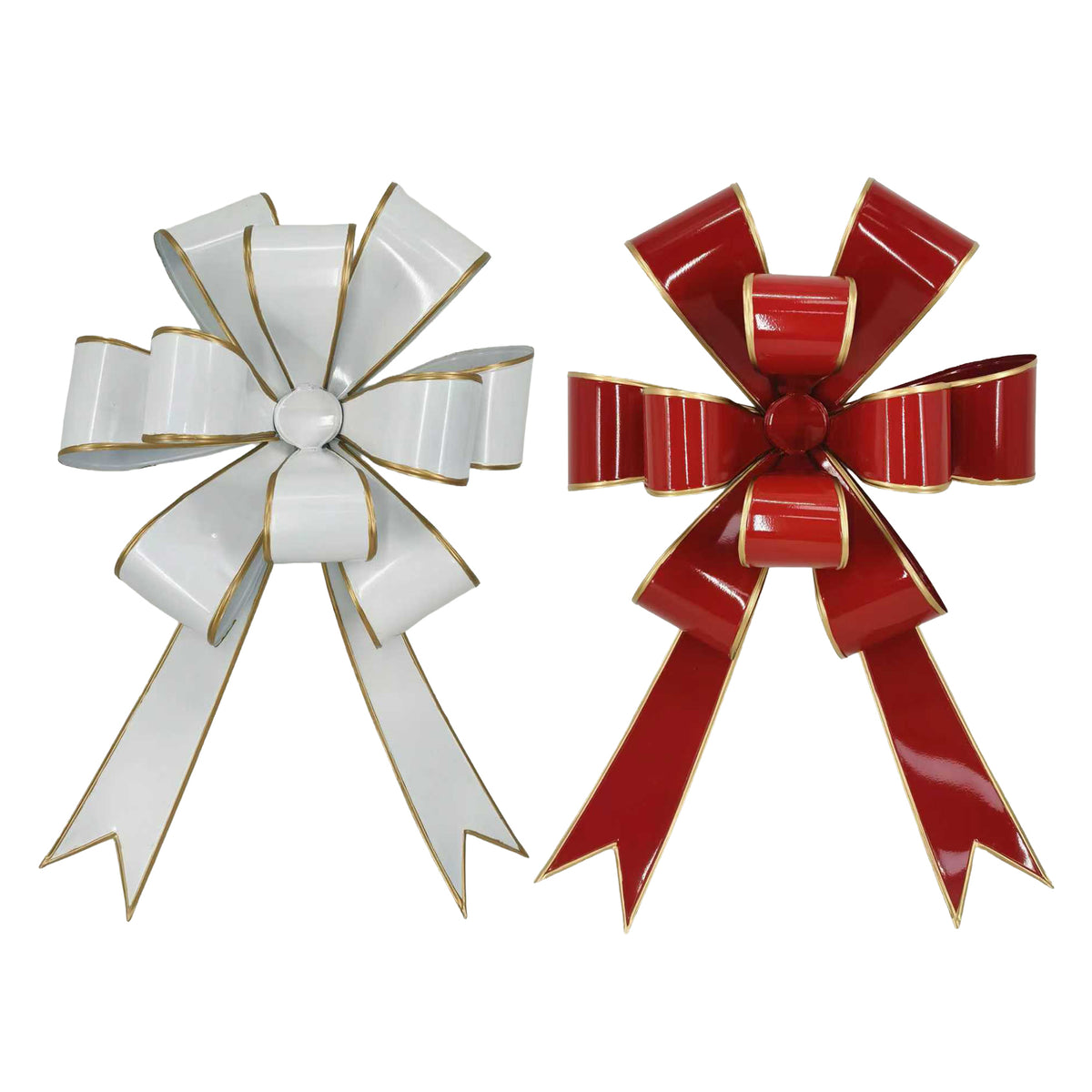 Layered Loop Door Bow Metal-Christmas-Coast To Coast Home-The Bay Room
