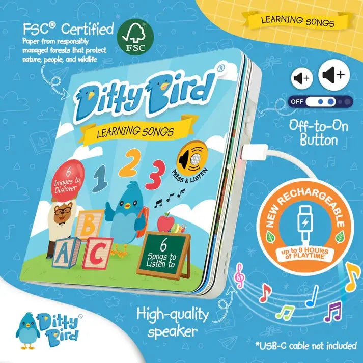 Learning Songs-Nursery & Nurture-Ditty Bird-The Bay Room