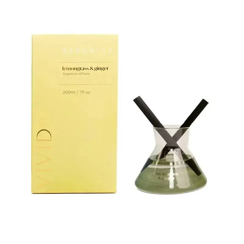 Lemongrass and Ginger 200ml Diffuser-Candles & Fragrances-Serenity-The Bay Room