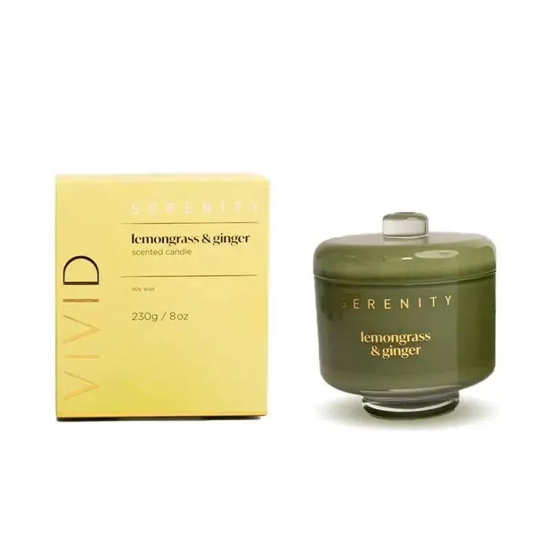 Lemongrass and Ginger 230g Candle-Candles & Fragrances-Serenity-The Bay Room