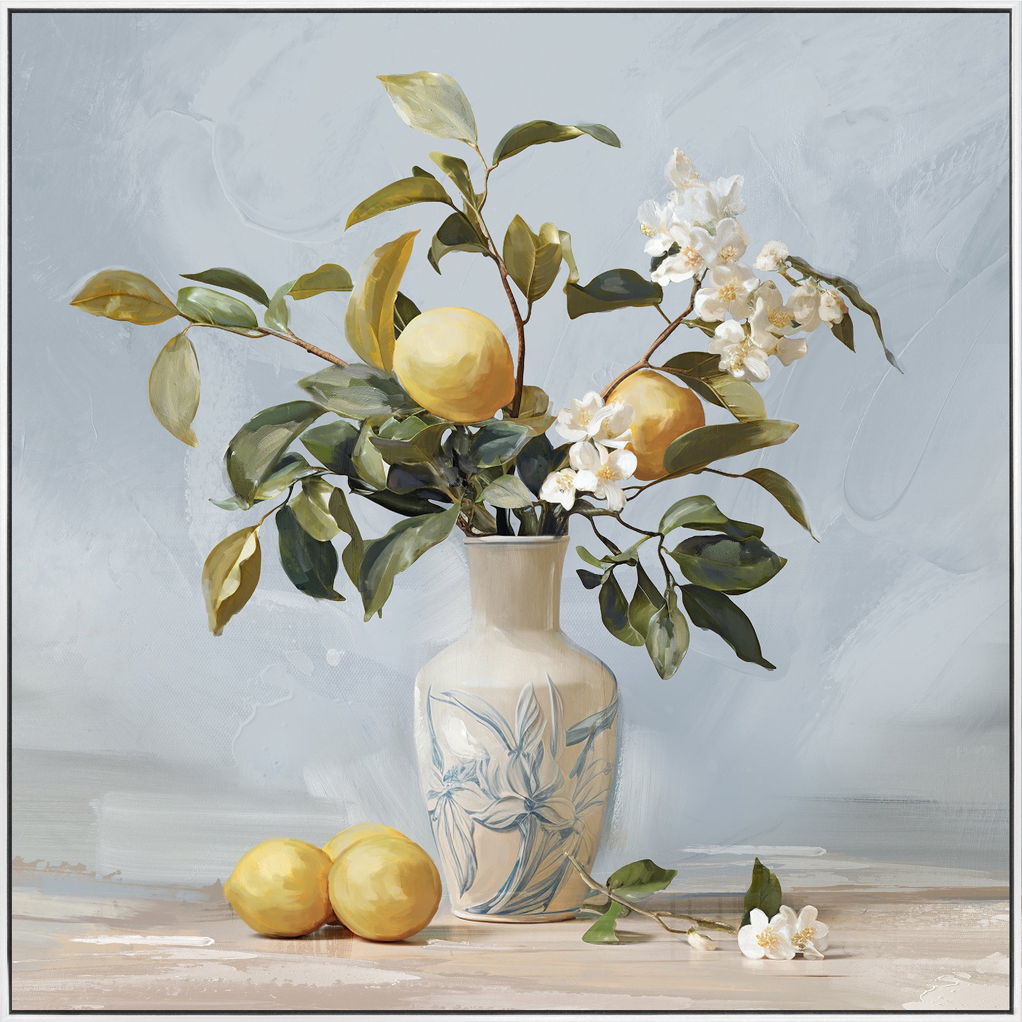 Lemonlicious Painting 93x93cm-Wall Decor-NF-The Bay Room