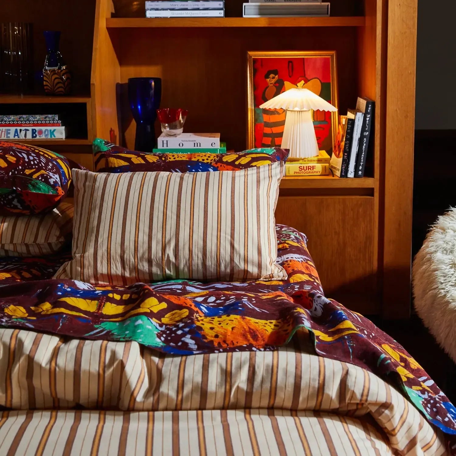 Leon Cotton Pillowcase Set - Chiffon-Soft Furnishings-Sage & Clare-The Bay Room