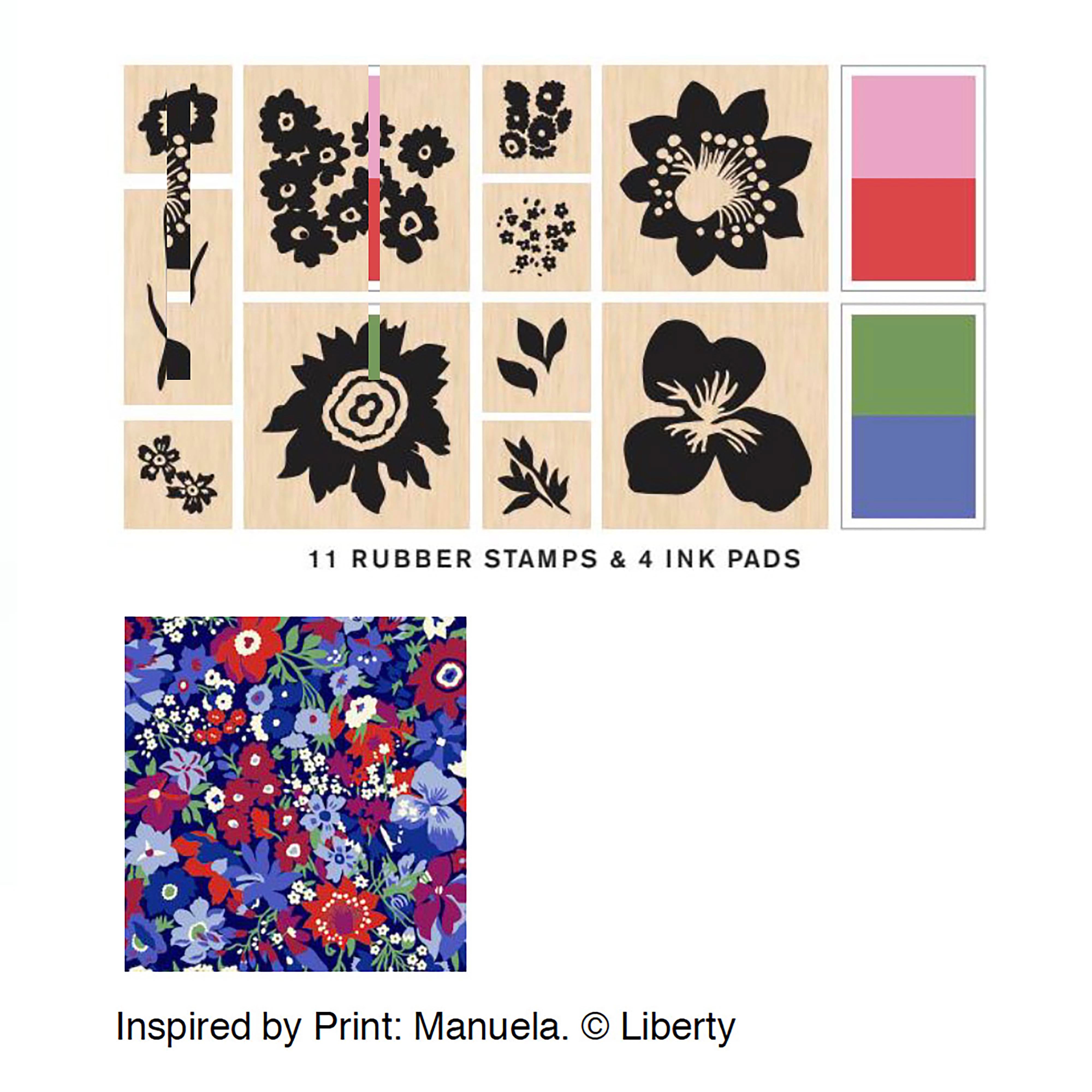 Liberty Rubber Stamp Set-Journals & Books-Liberty-The Bay Room