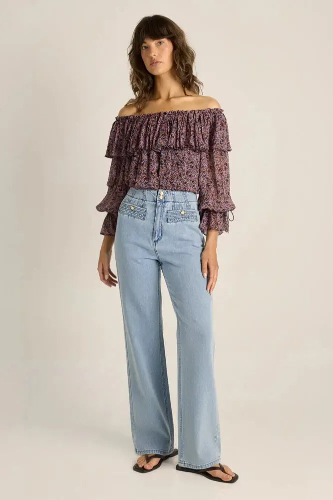 Lila Straight Leg Jean - Light Wash-Jeans-Fate + Becker-The Bay Room