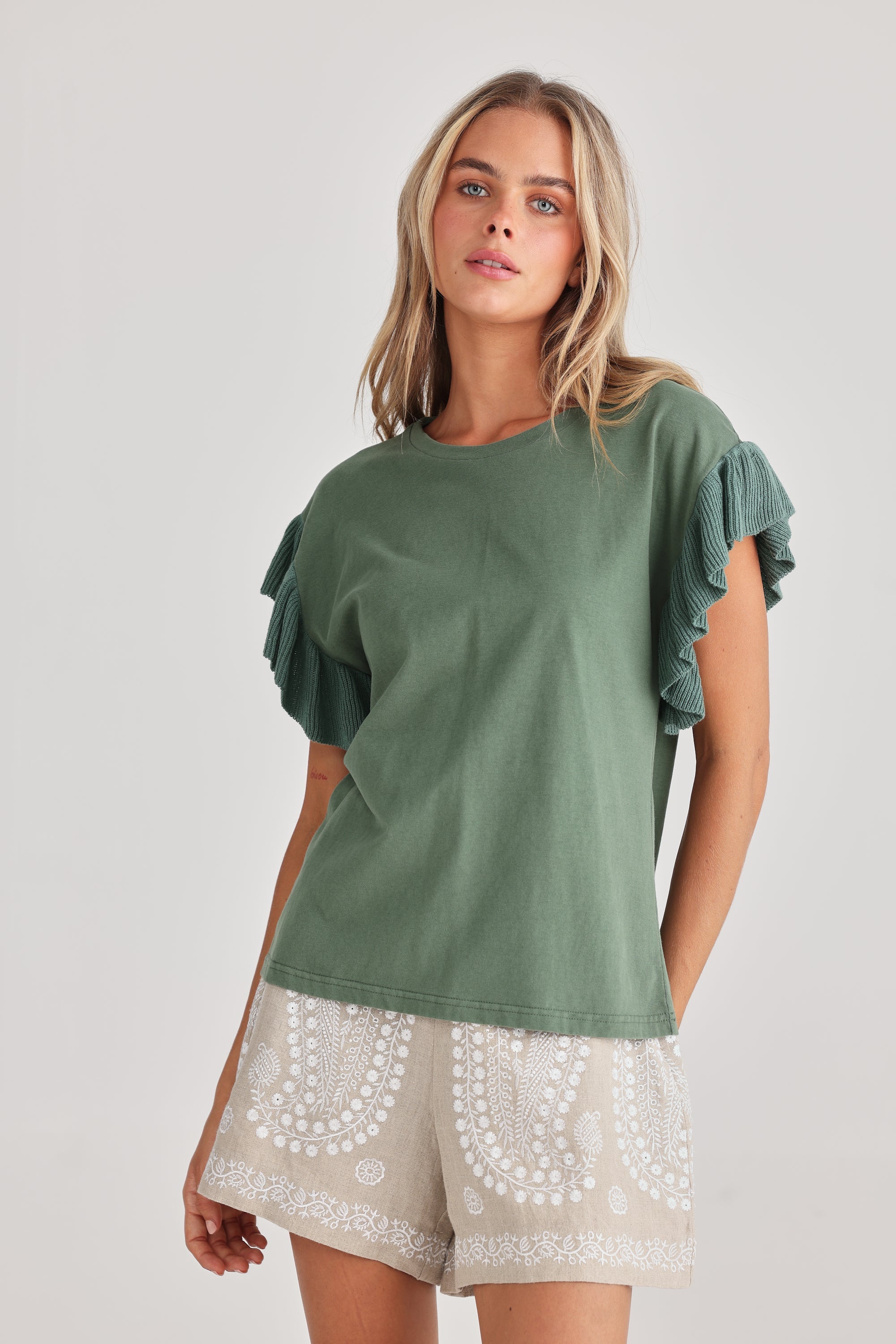 Lili Tee - Basil-Tops-Talisman-The Bay Room