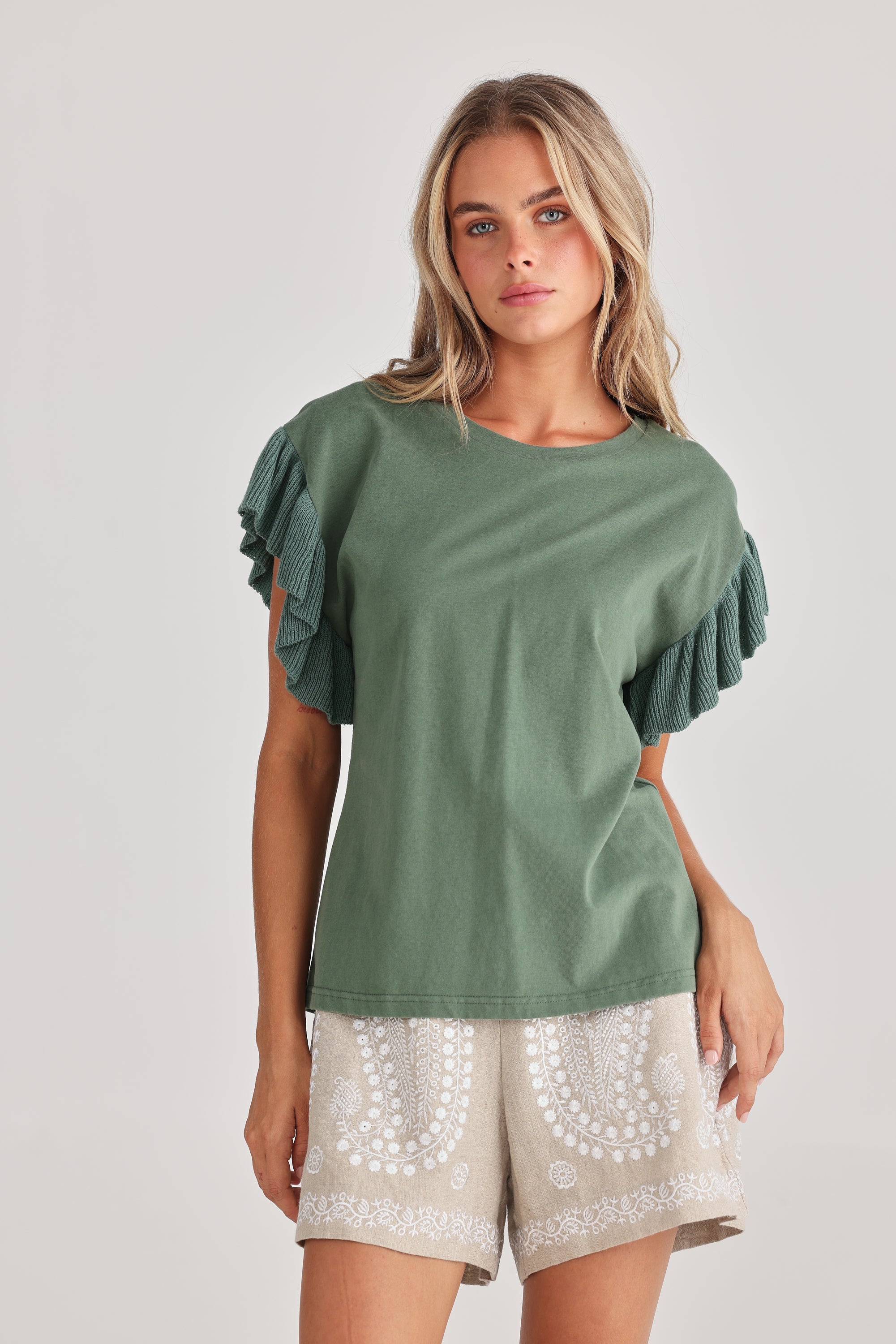 Lili Tee - Basil-Tops-Talisman-The Bay Room