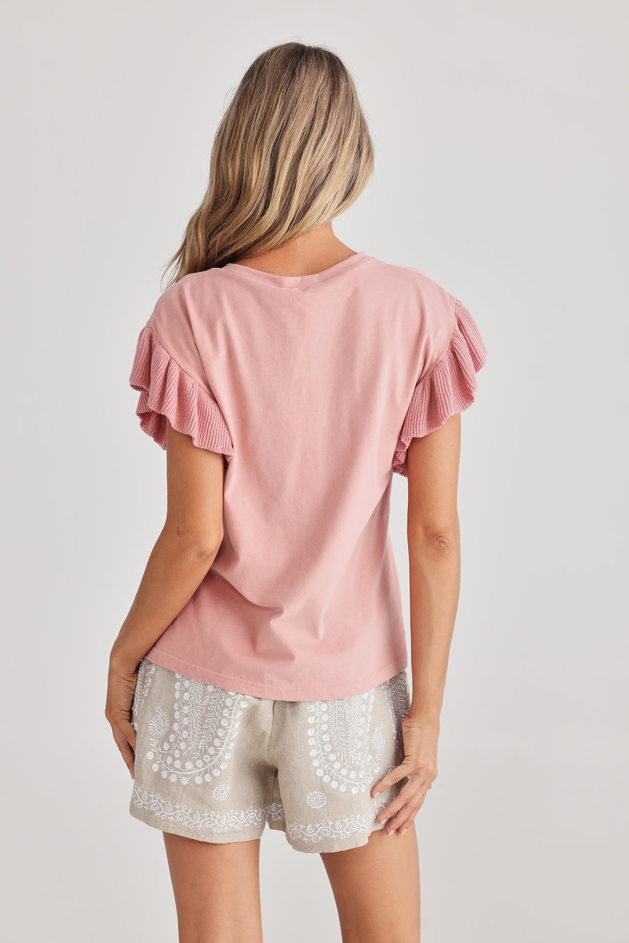 Lili Tee - Blush-Tops-Talisman-The Bay Room