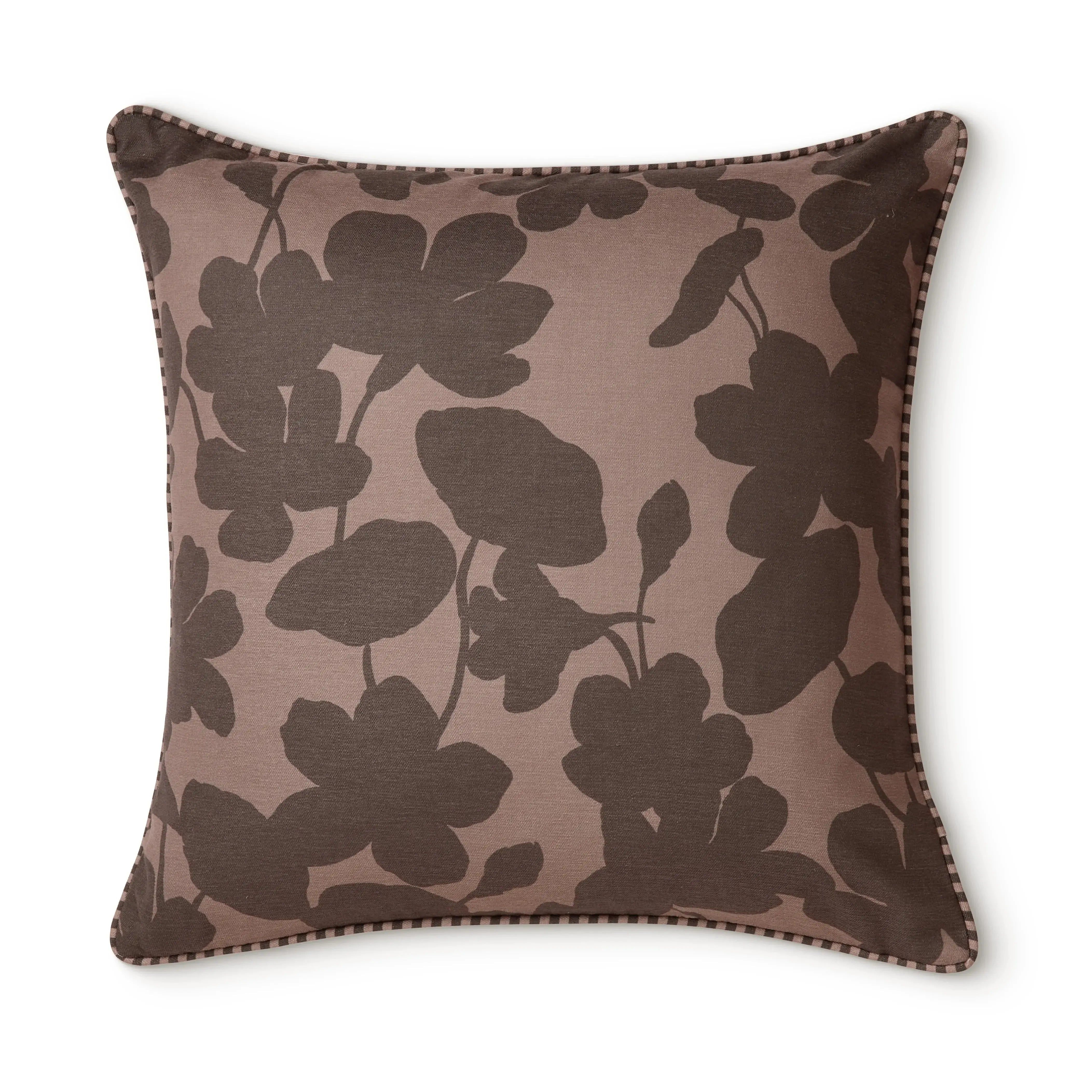 Lilith Coffee Reversible Cushion 50x50cm-Soft Furnishings-Madras Link-The Bay Room