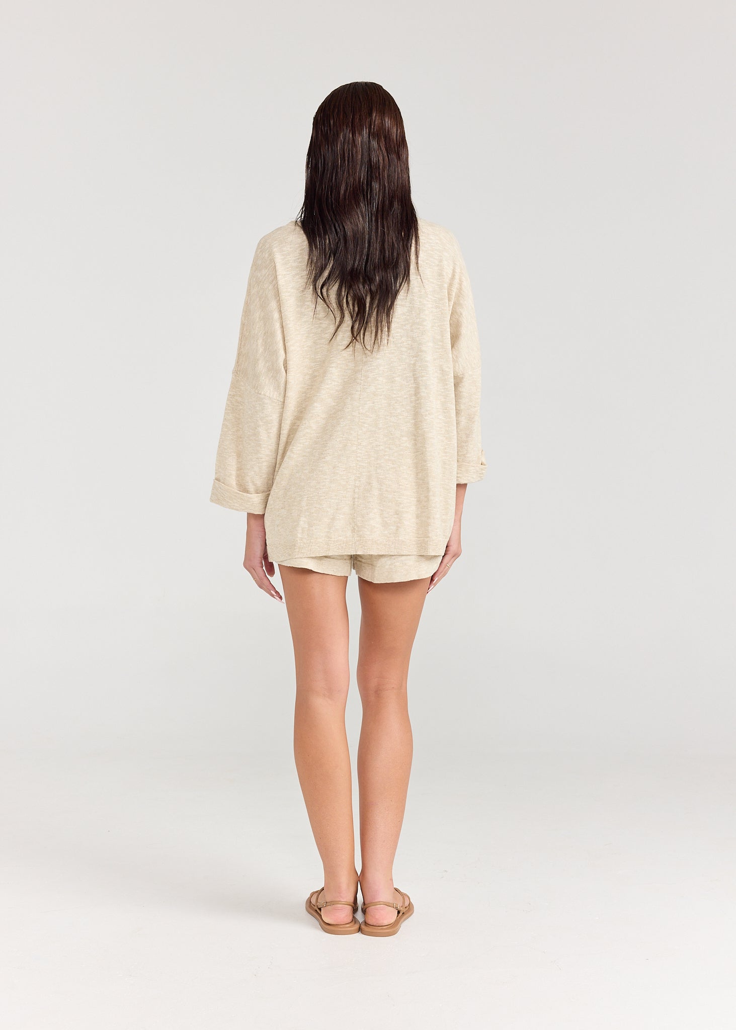 Lina Top - Sand-Tops-Pippa Ridley-The Bay Room