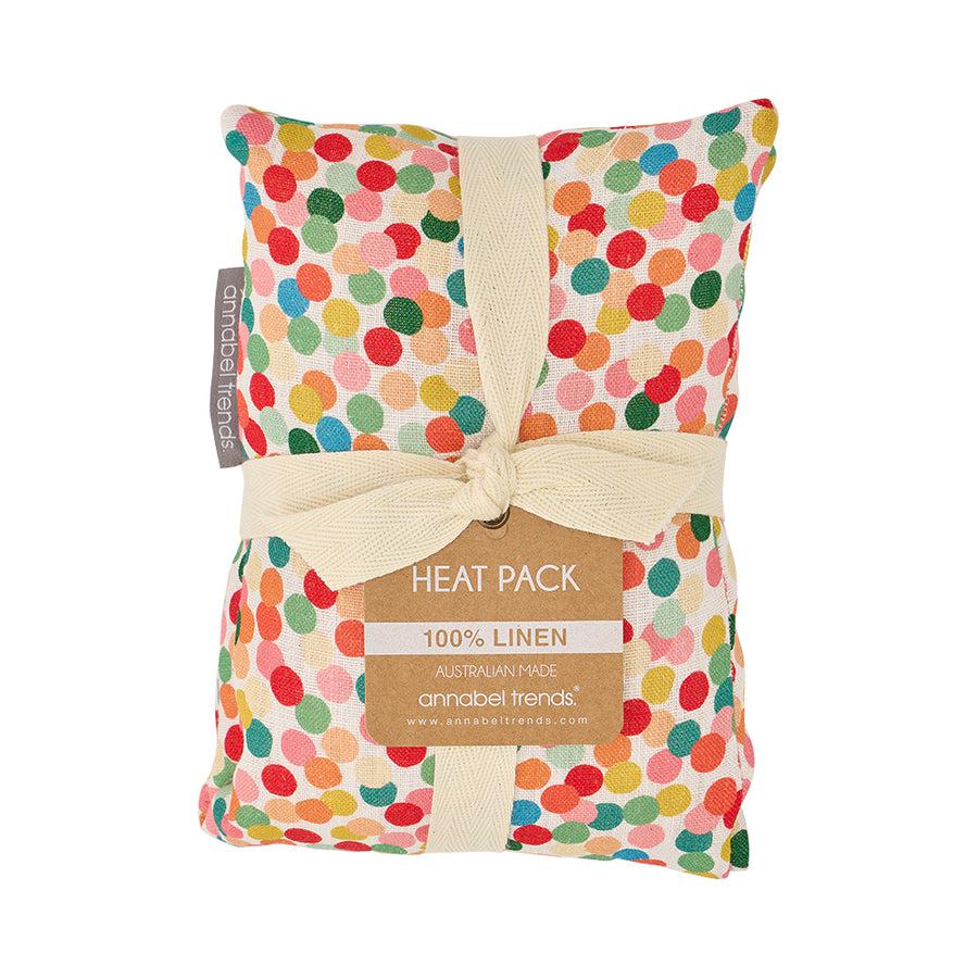 Linen Heat Pillow - Confetti-Beauty & Well-Being-Annabel Trends-The Bay Room