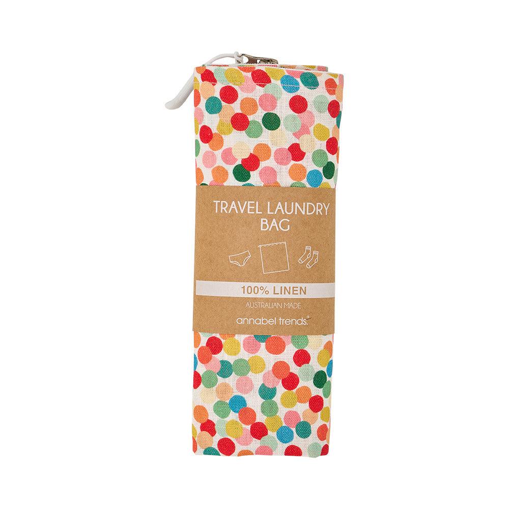 Linen Laundry Bag - Confetti-Beauty & Well-Being-Annabel Trends-The Bay Room